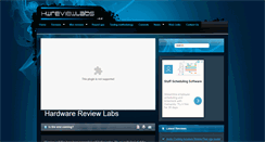 Desktop Screenshot of hwreviewlabs.com