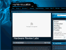 Tablet Screenshot of hwreviewlabs.com